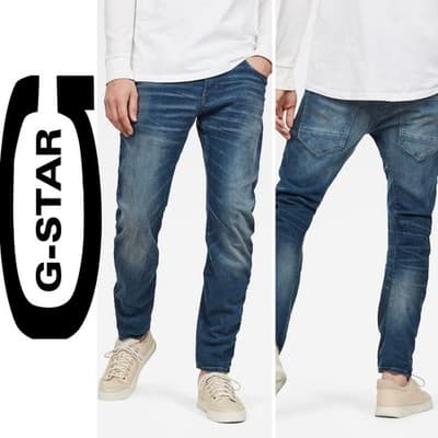 G-Star Raw Arc 3D Slim Jeans Men’s 34x36 Medium Wash Designer Denim - Image 1