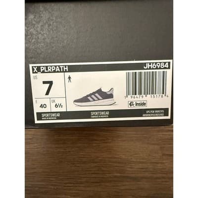 New in Box - Size 7 Men Adidas X_PLR Path Sneaker Grey Strata White - Thumbnail 9