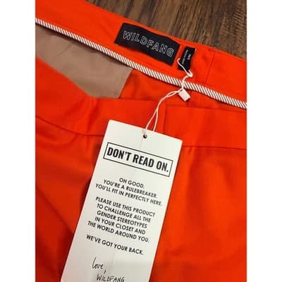 WILDFANG Red/Orange Empower Color Block Slim Crop Pants – Plus Size 24W - Thumbnail 5