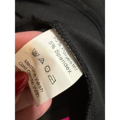 New – Women’s Black Fitted Blazer/Jacket w/ Gold Zipper Pockets - Large - Thumbnail 5