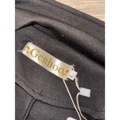 New – Women’s Black Fitted Blazer/Jacket w/ Gold Zipper Pockets - Large - Thumbnail 4