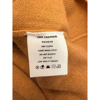 Soft by Naadam 100% Cashmere Sweater Womens Large Camel Crewneck Luxury Knit - Thumbnail 6