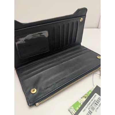 NEW Pair of Badgley Mischa Quilted Card Wallets - White and Black - Thumbnail 4