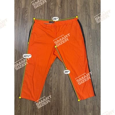 WILDFANG Red/Orange Empower Color Block Slim Crop Pants – Plus Size 24W - Thumbnail 7