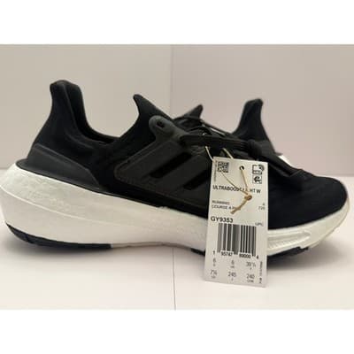 Adidas Ultraboost Light Running Shoes – Black/White – Women’s 7.5 – New - Thumbnail 2