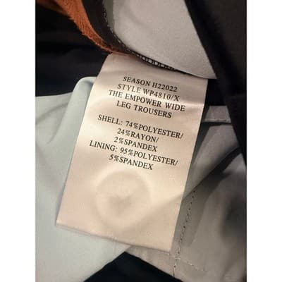 (2) Wildfang Pants Bundle – Empower Wide Leg & Crop Pants Black/Rose - Size 22W - Thumbnail 5