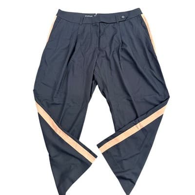 (2) Wildfang Pants Bundle – Empower Wide Leg & Crop Pants Black/Rose - Size 22W - Thumbnail 2