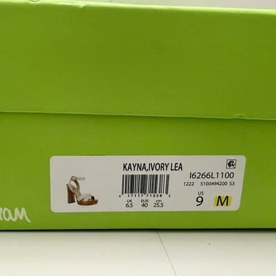 Sam Edelman Kayna Ivory Lea Platform Sandal Size 9 Medium - Thumbnail 2