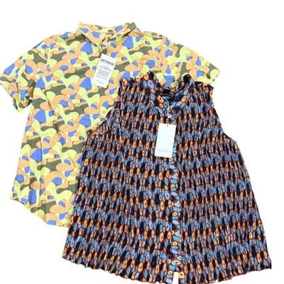 Wildfang Size 2X Button Up Shirt Bundle – Bold Prints – NWT - Thumbnail 2