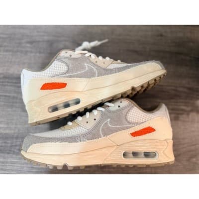 NEW Nike Air MAx 90 PRM Pale Ivory Style IM6773 Womens 7.5/Men 6 - Thumbnail 2