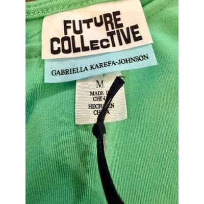 Green Ruched Bodycon Mini Dress Short Sleeve Stretch Casual Trendy Size Medium - Thumbnail 6