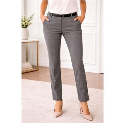 The Limited Ideal Stretch Gray Pants - Size 10 - Image 1