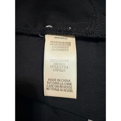 Max Studio Black Drape Front Collard Jacket Women’s Medium - Thumbnail 6