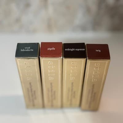 Stila Liquid Eyeshadow Set – 4 Shades (Pigalle, Twig, Midnight Espresso) - Image 1