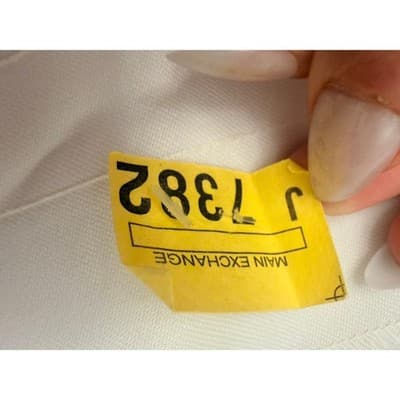 US Navy Official Uniform Creighton White Short Sleeve 16L 16½ Military Shirt - Thumbnail 5