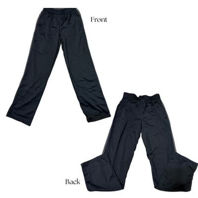 Champion Black Athletic Track Pants Joggers Mens Size Small Elastic Waist - Thumbnail 2