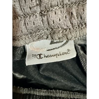 Champion Black Athletic Track Pants Joggers Mens Size Small Elastic Waist - Thumbnail 3