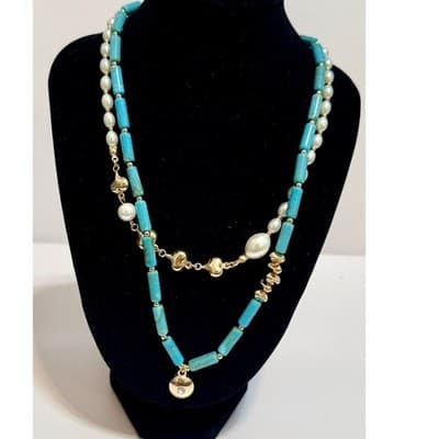 6 Pieces - Curated Pomina Jewelry Bundle – Necklace, Earrings & Bracelets - NEW - Thumbnail 4