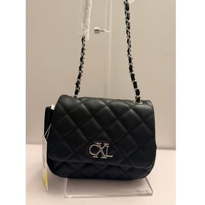 Christian Lacroix CXL Valo Quilted Chain Shoulder Bag Black NWT - Thumbnail 2