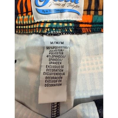 Medium Fresh Prince Bel-Air Kente Print Shorts Men’s Bold Streetwear NWT - Thumbnail 4