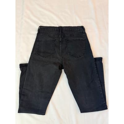 Code Bleu Faded Black Skinny Jeans Women Size 12 High Rise Vintage Look - Thumbnail 3