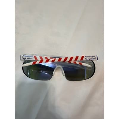 NEW Tipsy Elves USA Flag Shield Sunglasses Blue Mirror Lens w/ Case - Thumbnail 4