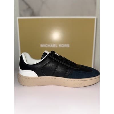 Michael Kors Kai Mixed-Media Sneaker - Black - Women's Size 8 - Thumbnail 2