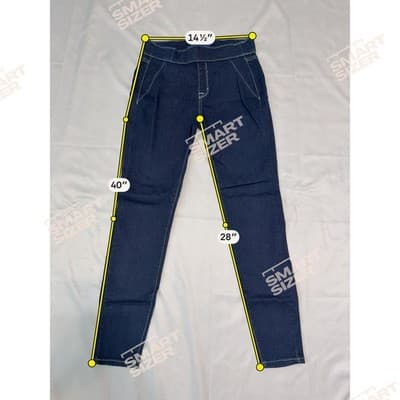 APT 9 Tummy Control Skinny Jeans Women Size 8 Dark Wash Mid Rise - Thumbnail 5