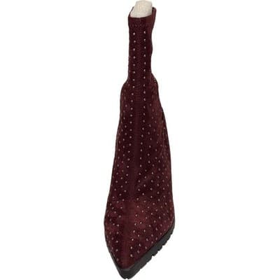 Charles by Charles David Studded Stretch Bootie Danielle in Deep Maroon - Size 8 - Thumbnail 3