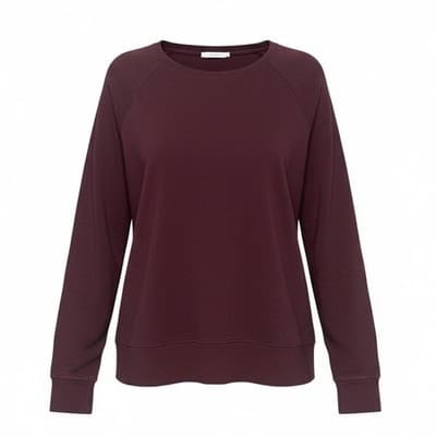 Threads 4 Thought Burgundy Modal Pullover Top XL Soft Stretch Casual - Thumbnail 2