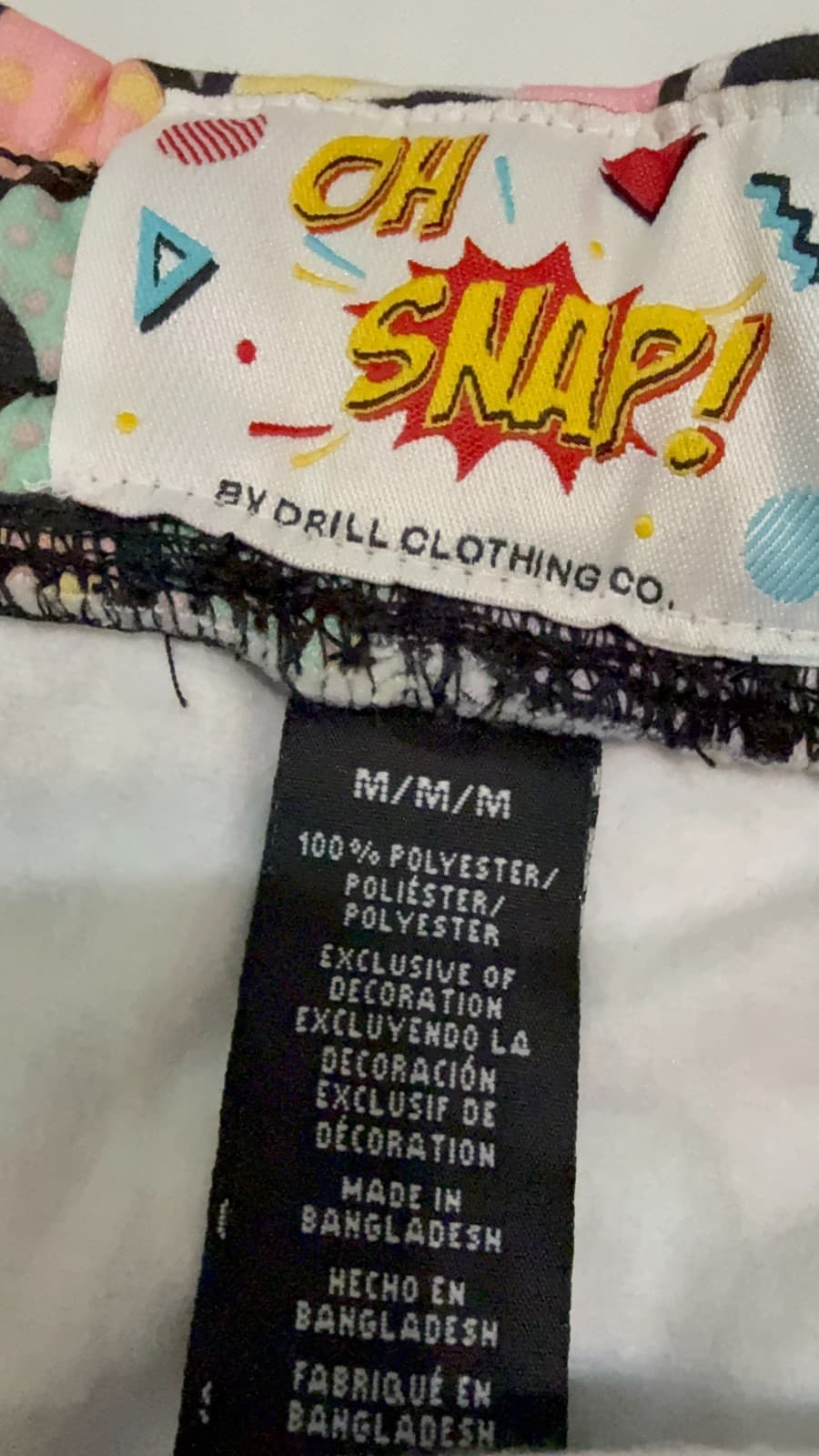 Men’s Pop Art Comic Shorts Boom Pow Streetwear Festival Summer - Thumbnail 4