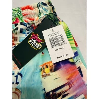 Miami Tropic Streetwear Shorts Men’s Small Colorful Graphic Summer Beach Fit - Thumbnail 3