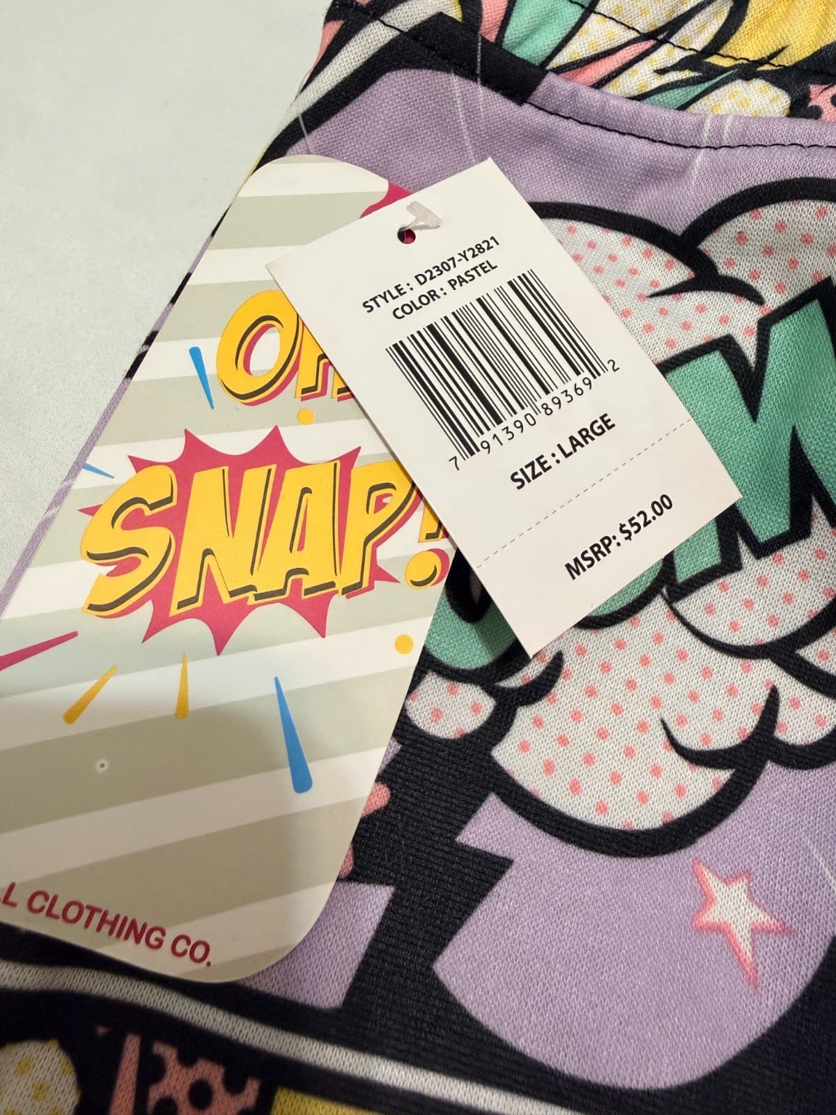 Men’s Pop Art Comic Shorts Boom Pow Streetwear Festival Summer - Thumbnail 5