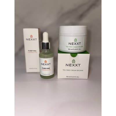 Nexxt Bundle: Nexxt Purifying Calendula Oil AND Tea Tree Cream Balsam - Image 1