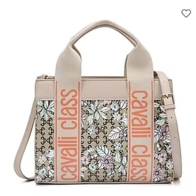 Cavalli Class Serafina Floral Top Handle Tote Bag Purse Crossbody - NWT - Image 1