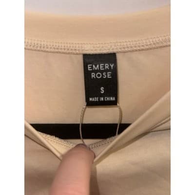 Not My First Rodeo Graphic Tee Shirt Women Cream Bull Western - Size S - Thumbnail 2