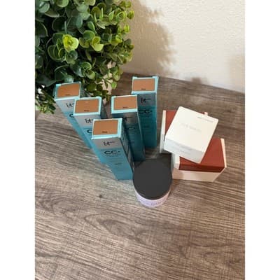 9 Pcs DARKER SKIN BEAUTY BUNDLE-It Cosmetics, Haus Labs, RMS Beauty Foundations - Thumbnail 2