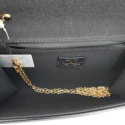 CXL by Christian Lacroix Glam Caviar Clutch - Black - Thumbnail 4