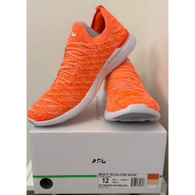 APL Mens TechLoom Wave Molten/Faded Peach/Melange (Bright Orange) Size 12 New - Image 1