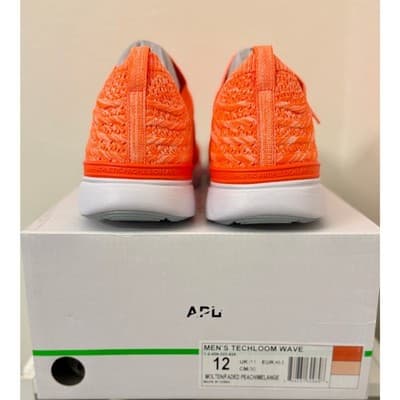 APL Mens TechLoom Wave Molten/Faded Peach/Melange (Bright Orange) Size 12 New - Thumbnail 3