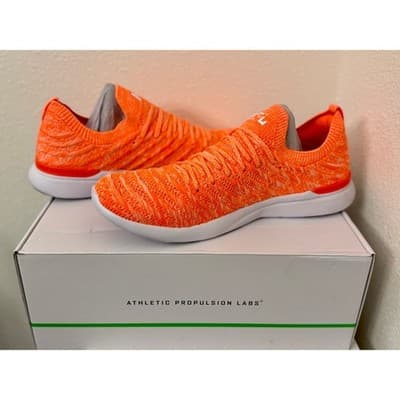 APL Mens TechLoom Wave Molten/Faded Peach/Melange (Bright Orange) Size 12 New - Thumbnail 4