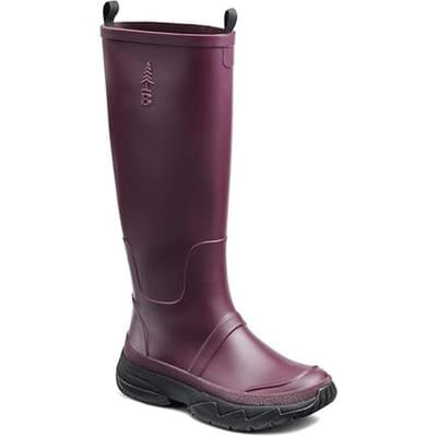 New BASS OUTDOOR Womens Field Rainboot Dark Purple - Size 11 - Image 1