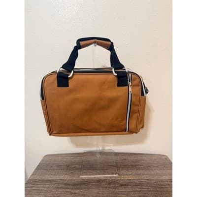 Brown Kuni Multi-Function Laptop Bag Trolley Backpack Travel Shopping Bag - NWT - Thumbnail 3