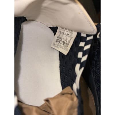 VINTAGE NIKE 2002 AIR WOVEN 421 NAVY WHITE - SIZE 10 Men - NEVER WORN - Thumbnail 3