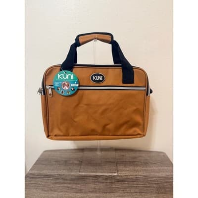 Brown Kuni Multi-Function Laptop Bag Trolley Backpack Travel Shopping Bag - NWT - Thumbnail 2