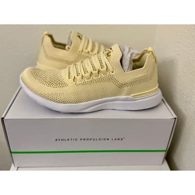 APL TechLoom Breeze Vanilla 24K White Women’s 7.5 Knit Sneakers - Thumbnail 7