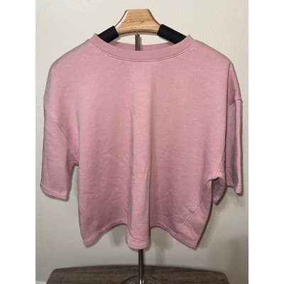 NWT! Universal Thread Light Pink Fleece Pullover - Size S - Thumbnail 2