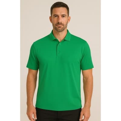 Men's Ahead USA Polo Shirt - Soft Fairway (Green) - Size XL - Image 1