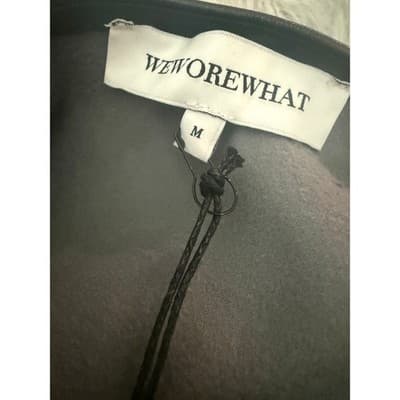 WeWoreWhat Faux Leather Micro Miniskirt Black - Size Medium - New with Tags - Thumbnail 6