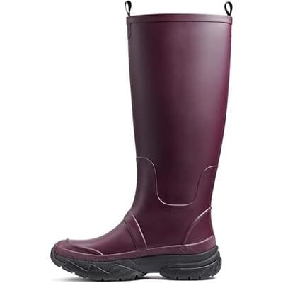 New BASS OUTDOOR Womens Field Rainboot Dark Purple - Size 11 - Thumbnail 2
